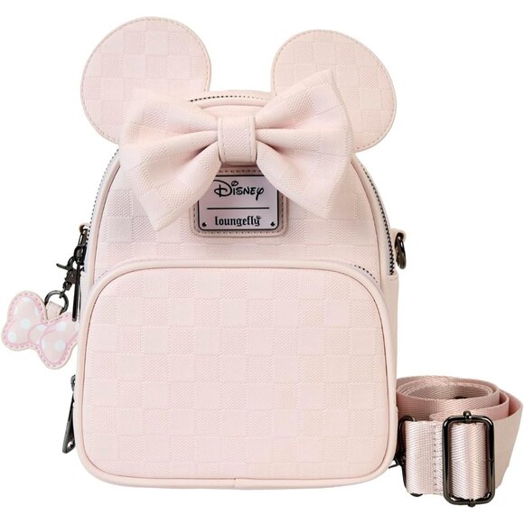Minnie Mouse Convertible Mini Backpack & Crossbody Bag for Effortless Style